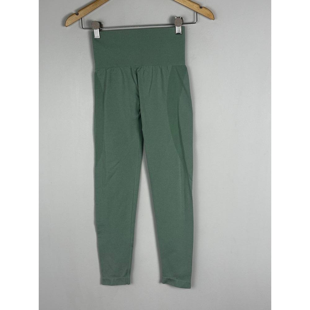 NVGTN Green Booty Lifting Curve Leggings Womens Size XS Athletic Running Fitness